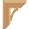 Ekena Millwork Legacy Slat Rough Sawn Bracket w/ Offset Brace, Western Red Cedar, 8"W x 18"D x 22"H BKT0806X18X22LEC06RWR - alternate 2